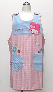 エプロン マイメロディ サロンジェ 42233-017 メロディ チェック被り型脇釦 ピンク 大人用 M-L エプロン マイメロディ サロンジェ 42233-017 メロディ チェック被り型脇釦 ピンク 大人用 M-L